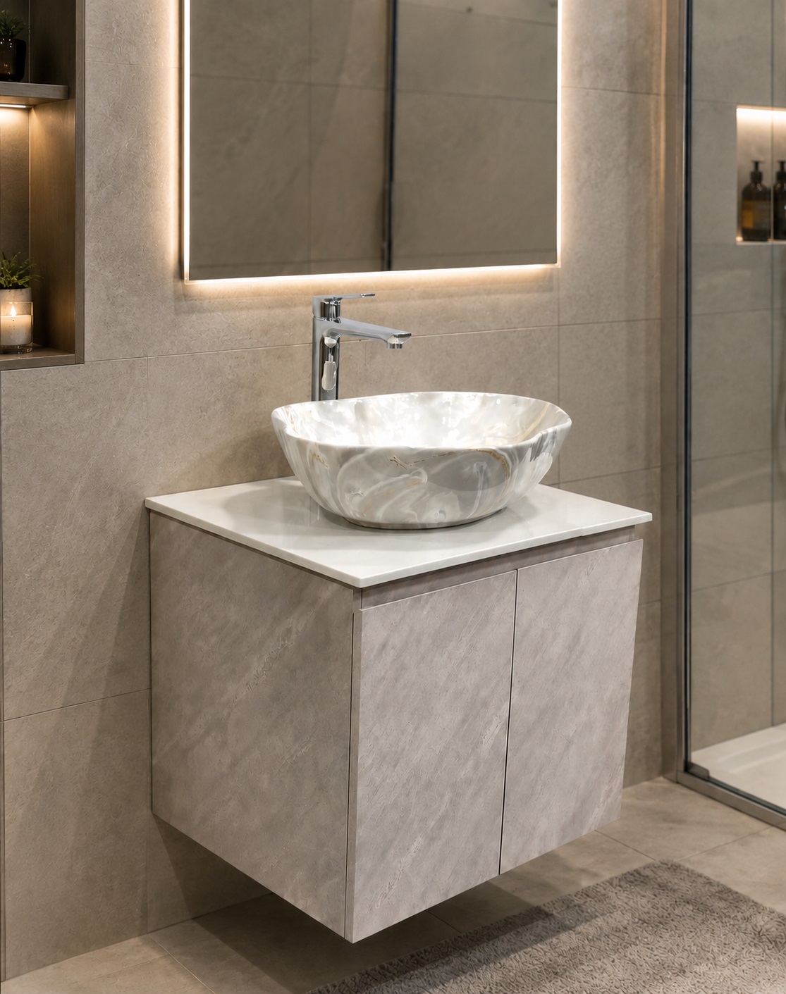 600mm PVC Vanity Cabinet PBC-6047C